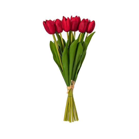 Vickerman 16" Real Touch Artificial Tulip Bundles, 2ct.